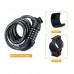 NDakter Cable Bike Locks High Security 5 Digit Resettable Combination Bike Lock 12mm Flexible Self Coiling Braided Steel Cable Bicycle Locks Complimentary Mounting Bracket 1.2mx12mm - B07FX9ZSDP