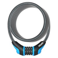 ONGUARD Neon 8160 Combo Cable Lock/Bracket  Blue  6' x 10mm - B072MR3BCF