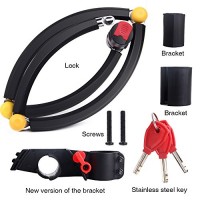 sanwo Security Bike Lock 4 Digit Resettable Combination Cable Lock for Bicycle  2 Feet Length and 1/2 Inch Diameter (black) - B07CL3PRJ7