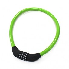 sanwo Security Bike Lock Resettable Combination Cable Lock for Bicycle (Green) - B0783B159L
