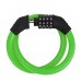 sanwo Security Bike Lock Resettable Combination Cable Lock for Bicycle (Green) - B0783B159L
