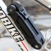 Agile-shop Universal Strong Alloy Steel 6 Joints Folding Bike Lock with 3 Keys Anti Theft - Black - B01M5ELD6V