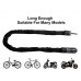 ICOCOPRO Bike Chain Lock  Coiling 5-Digit Resettable Combination Anti-theft Bicycle Lock Flexible High Safety Keyless Lock for Bike  Motorcycle  Bicycle  Door  Gate  Fence  Grill - B07FYWSFC1