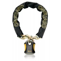 ONGUARD Beast Chain Lock with X2 Padlock (Black  110 cm x 12 mm) - B008OHBFUU