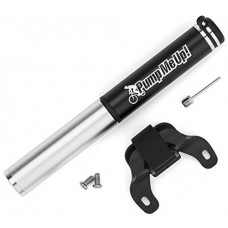 Bike Pump - Premium Compact Portable Mini Bicycle Hand Pump With Hidden Flexible Hose - Never Damage Another Tire Valve - Presta & Schrader Valve Compatible - Cycling Frame Mounting Kit Included - B00FNY73X0