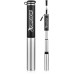 Bike Pump - Premium Compact Portable Mini Bicycle Hand Pump With Hidden Flexible Hose - Never Damage Another Tire Valve - Presta & Schrader Valve Compatible - Cycling Frame Mounting Kit Included - B00FNY73X0