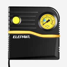 ELEPAWL Automotive Tire Inflator Compressors Portable Air Compressor Pump w/Indicating Tire Pressure Gauge  Truck  Bicycle  RV and Other Inflatables - B07B9V1Y9P
