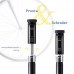 E-PRANCE Mini Bike Pump - Hand Air Pump for Bike Tires and Balls  Presta & Schrader Valve  No Valve Changing Needed  130 PSI/9 Bar  Portable Bike Pump with Ball Needle Kit Included by - B01MG4BG2Y