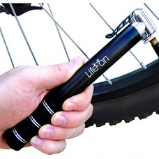 Mini Bicycle Tire Pump - Portable Micro Hand Inflator Pump For Your Bike - Best For Road  Mountain & BMX Bikes - Presta And Schrader Valve Compatible - B00U8ICYPS