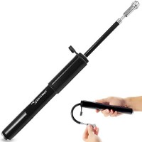 Mini Bike Pump Sportneer Bicycle Pumps 160 PSI - Fits Presta and Schrader - for Mountain  Road & BMX Bikes  with Glueless Puncture Repair Kit  Mount Kit  Ball Needle Valve and Tire Lever - B075KBB8HV