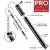 Pro Bike Tool Bike Pump with Gauge by Fits Presta and Schrader - Accurate Inflation - Mini Bicycle Tire Pump for Road  Mountain and BMX Bikes  High Pressure 120 PSI  Includes Mount Kit - B00XLGKTY2