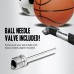 Vibrelli Mini Bike Pump & Glueless Puncture Repair Kit - Fits Presta & Schrader - 120 PSI - No Valve Changing Needed - B010JFWDHS
