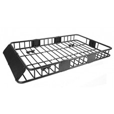 64" Universal Black Roof Rack Cargo Carrier w/ with Extension Luggage Hold Basket SUV - B077X7DVLH