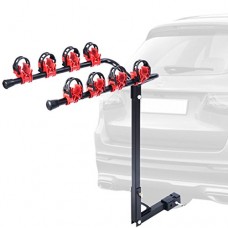 9TRADING New 4 Bicycle Bike Rack 1-1/4" and 2" Hitch Mount Carrier Car Truck AUTO SUV Swing  Free Tax  Delivered within 10 days - B07CNRP9WS