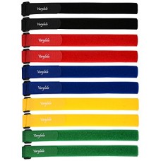 Varylala Hook and Loop Securing Straps Tie downs Fasteners Stabilizer Straps – Assorted Colors - B015TYDC6U