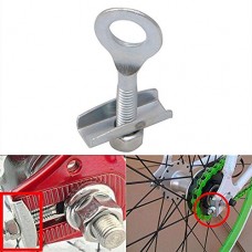 Amapower 2Pcs Sliver Cycling Single Speed Track Fixed Gear Bike Chain Tensioner Adjuster Bicycle Accessories - B07BNYYNZP