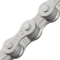 KMC Z410 Rust Buster Bicycle Chain (1-Speed  1/2 x 1/8-Inch  112L  Silver) - B000AYFRV8