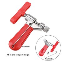 Oumers Bike Chain Splitter with Chain Hook  Bike Chain Cutter Breaker Tool Universal for 7 8 9 10 Speed Bicycle Chain Link Repair Removal/Install [Essential Bicycle Tools] Portable Durable - B07D2BF7NX