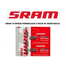 SRAM PowerLock Chain Connector 10-speed Chain Link w/ SRAM DECAL - Available in 2-PACK and 4-PACK (2) - B077CY8R2P