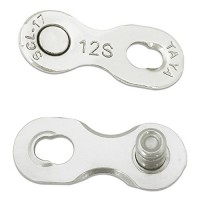 TAYA 12 Speed REUSABLE Bicycle Chain Connector Link- Silver  2 PCS  SCL-17  SRAM Bike Chain Compatible - B073S1Q7C6