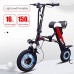 ENGWE Folding Electric Bicycle E-Bike Scooter The Newest Portable Bike 15-18MPH Speed 15-18Miles Range - B07DWWBZXV