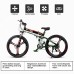 ENGWE Folding Electric Mountain Bike with 26" Super Lightweight Magnesium Alloy 3 Spokes Integrated Wheel  Large Capacity Lithium-Ion Battery (48V 250W)  and 21 Speeds Shimano Gear - B07CVF56XJ