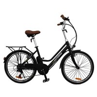 HOTEBIKE 24 inch Adult Ebike City Electric Bicycle 250W Electric Bike Best Classic economical Household Lithium-ion Battery 7 Speed E-Bike - B07GJL4HLS