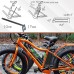 Joyisi 36V 10AH Ebike Battery  Li-ion E-Bike Battery for 500W Bike Motor (Black) [UPGRADED] - B07DTHFKNS
