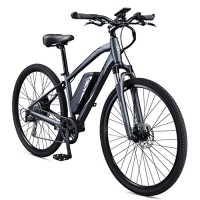 Schwinn Sycamore 350 Watt hub-drive  mountain/hybrid  electric bicycle  8 speeds  Mens size - B078XP4PXX
