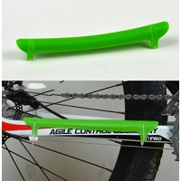 HuntGold 1X Cycling Bicycle Mountain Bike Chain Chainstay Protector Rubber Care Cover Guard(Green) - B00WSGPSKG