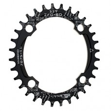 Narrow Wide Chainring Oval 104BCD 32T 34T 36T CYSKY Bike Single Speed Chainring Perfect for Most Bicycle Road Bike Mountain Bike BMX MTB Fixie Track Fixed-Gear Bicycle (Black) - B073ZFV4JZ