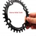 Narrow Wide Chainring Oval 104BCD 32T 34T 36T CYSKY Bike Single Speed Chainring Perfect for Most Bicycle Road Bike Mountain Bike BMX MTB Fixie Track Fixed-Gear Bicycle (Black) - B073ZFV4JZ