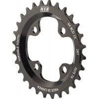 North Shore Billet Variable Tooth Chainring: 28T  Standard 64 BCD  Black - B01BN4SFJY
