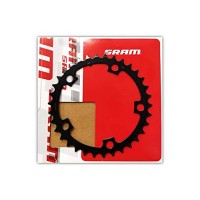 SRAM/Truvativ Chain Ring Road 34T Double V1 110 Steel Matte Black - B07G2P3MC5
