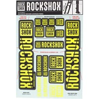 RockShox Decal Kit 35mm Dual Crown Yellow - B072631FZH