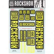 RockShox Decal Kit 35mm Dual Crown Yellow - B072631FZH