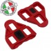 Gio Look Delta Compatible Cleats Red 9 Degree Float - B078JF53ZP