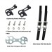 IDWAI 1 Pair Bicycle Pedal Toe Clip  Bicycle Pedal Straps for Cycling MTB Road Mountain Bike Fixed Gear Bicycle - B07CYP1FQN
