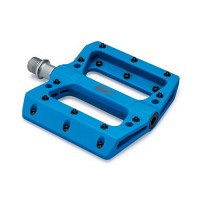 Lightweight Thermoplastic Bike Pedals by BC Bicycle Company - Great for BMX  MTB  Downhill - Wide Flat Platform with Removable Grip Pins - 9/16" Cr-Mo Spindle - B0735L911P