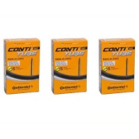 Continental Race 28 700c x 20-25 Bike Tubes (3 Pack) - 80mm Presta Valve - B00XCLIIT4