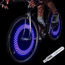 DAWAY A08 Bike Tire Valve Stem Light - LED Waterproof Bicycle Wheel Lights Neon Flashing Lamp Glow in the Dark Cool Safe Accessories  1 Pack/ 2 Pack - B019DUQO0W