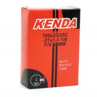 Kenda Road Bicycle Tube - 700 x 23/25 - Presta Valve - B00LQF8OF6