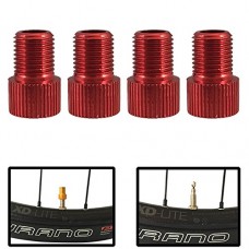 Set of 4 Bicycle Presta Valve Adapters for Road  Mountain  Track  & Fixie Models ( 8 Color Options ) - B07532C7G2