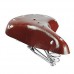 AUKMONT Vintage Classic Comfort Leather Bicycle Bike Cycling Saddle Seat - B00X9O5Y5A