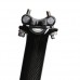 Carbon SeatPost 27.2 30.8 350mm 400mm 3K Carbon Fiber Bike Seatpost Suitable for Most Bicycle Mountain Bike Road Bike MTB MTN BMX (Black) - B07788BYY8