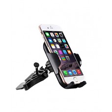 Huayue Car Cell Phone Mount Holder Universal Rotatable Adjustable Handlebar CD Vent Air Vent Cradle Compatible with iPhoneX/8 plus/8/7 plus/7/6s/6s Plus/6 Samsung Galaxy LG HTC - B078MYMRLT