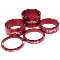 KCNC Hollow 1 1/8 Headset Spacer Set 3-5-10-14mm Road MTB Bike Cycling - B005M9CC14