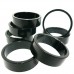Ultimate Hardware Alloy 1 1/8" Bike A-Headset Spacer - Black - 10mm x10 - B06Y1MQ7S1