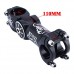 MUQZI Bicycle Bike Adjustable Stem 25.4MM Mountain Bike Road Length 110mm  0/60 Degree  Black (25.4MM) - B06ZZ5B86X