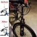 TEKCAM Bike Fork Stem Extender Aluminium Alloy Handlebar Riser Adaptor Mountain Bike Folding Bike Road Bike BMX - B075GHMWHT